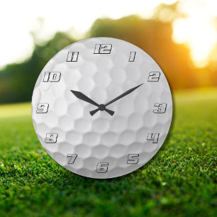 Signature Series Golf Ball Gifts Large Clock