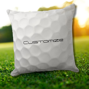 Signature Series Personalised Golf Ball Gifts Cushion