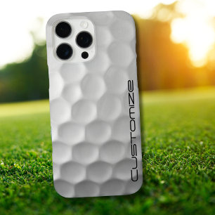 Signature Series Personalised Golf Ball Gifts iPhone 16 Pro Max Case