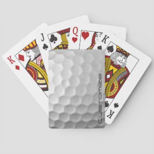 Signature Series Personalised Golf Ball Gifts Playing Cards