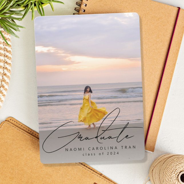 Signature Style Graduation Photo Invitation (Creator Uploaded)