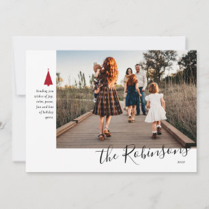 Signature Tree Single Photo Holiday Card