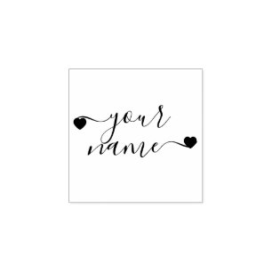 Signature Your Custom Text or Name Rubber Stamp
