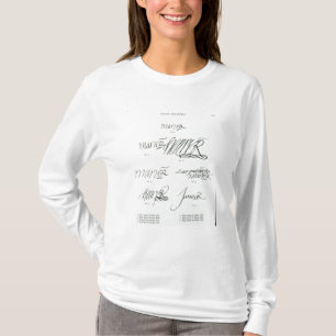 Signatures of Mary Queen of Scots T-Shirt