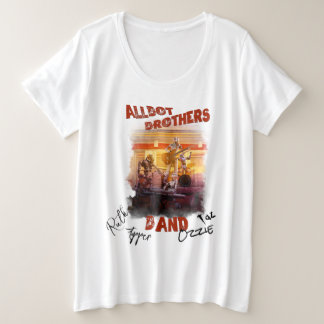 Signed Allbot Brothers Band T-shirt Plus Size T-Shirt