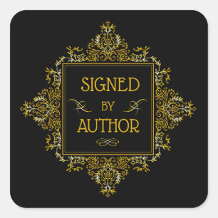 Signed by Author Sticker