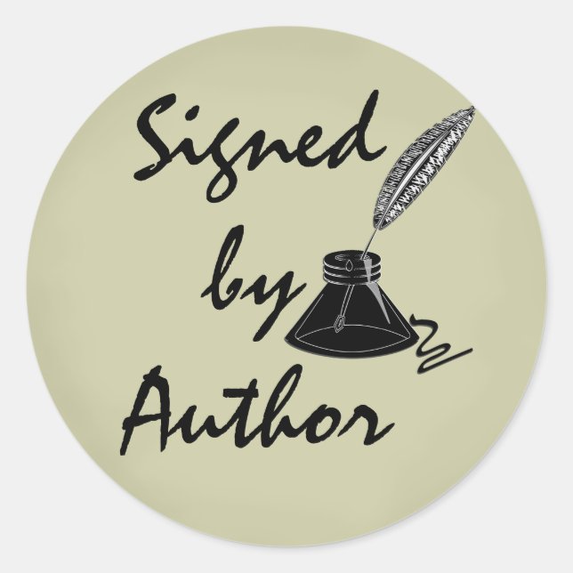 Signed by Author Stickers (Front)