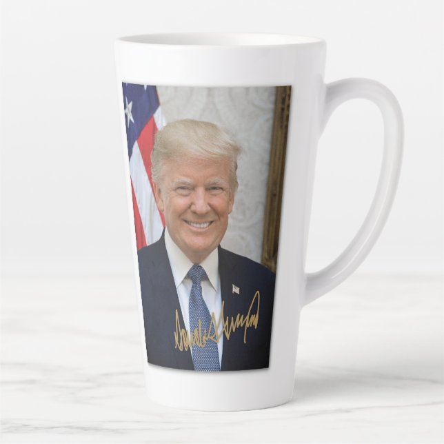 SIGNED BY PRESIDENT TRUMP MUG (Right)