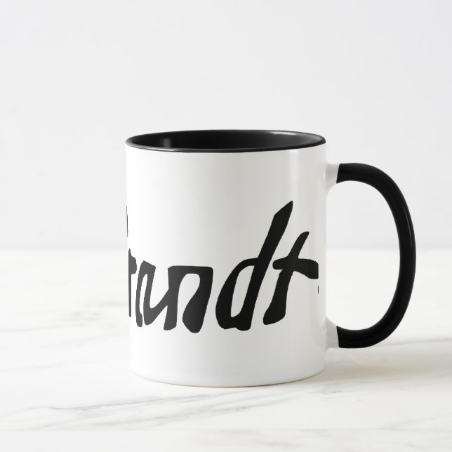 Signed by Rembrandt Mug (Right)