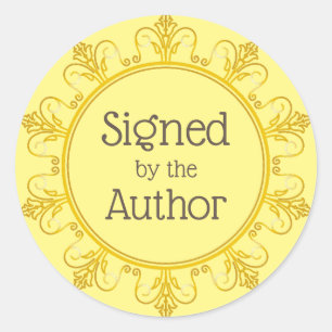Signed by the Author Sticker