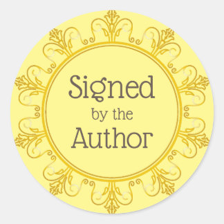 Signed by the Author Sticker