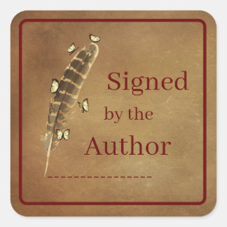 Signed by the Author Sticker