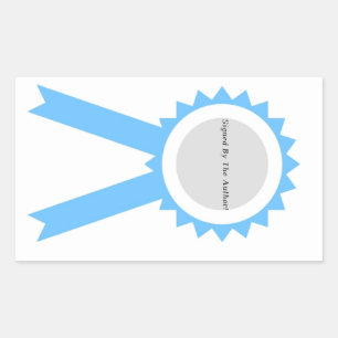 Signed Copy Ribbon Stickers