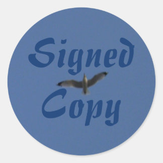 Signed Copy - Round Stickers (#37)