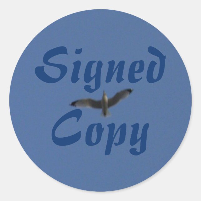 Signed Copy - Round Stickers (#37) (Front)