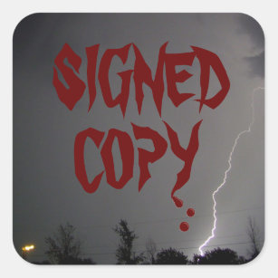 Signed Copy - Square Stickers (9)