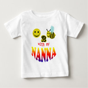 signed happy2bee with my nanna baby T-Shirt