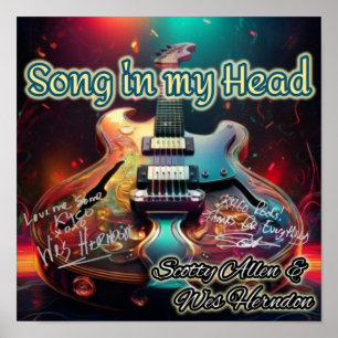 Signed Song In My Head Record Album Cover Poster