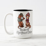 Significant Otter Cute Animal Couple Two-Tone Coffee Mug<br><div class="desc">Significant Otter Cute Animal Couple design for otter lovers.</div>