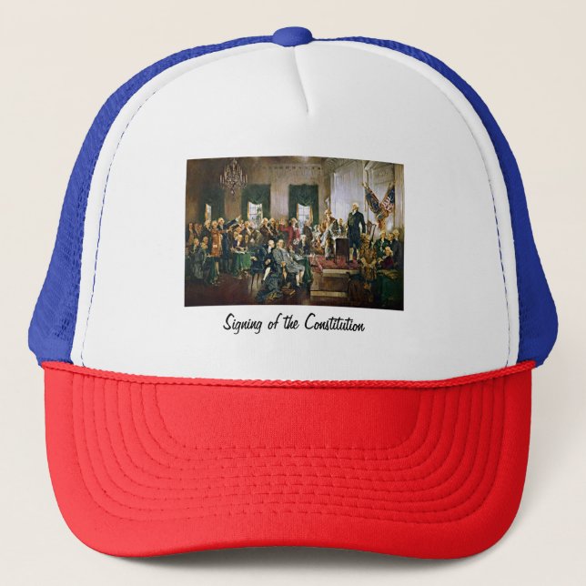 Signing of the Constitution Trucker Hat (Front)