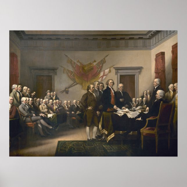Signing of the Declaration of Independence Poster (Front)