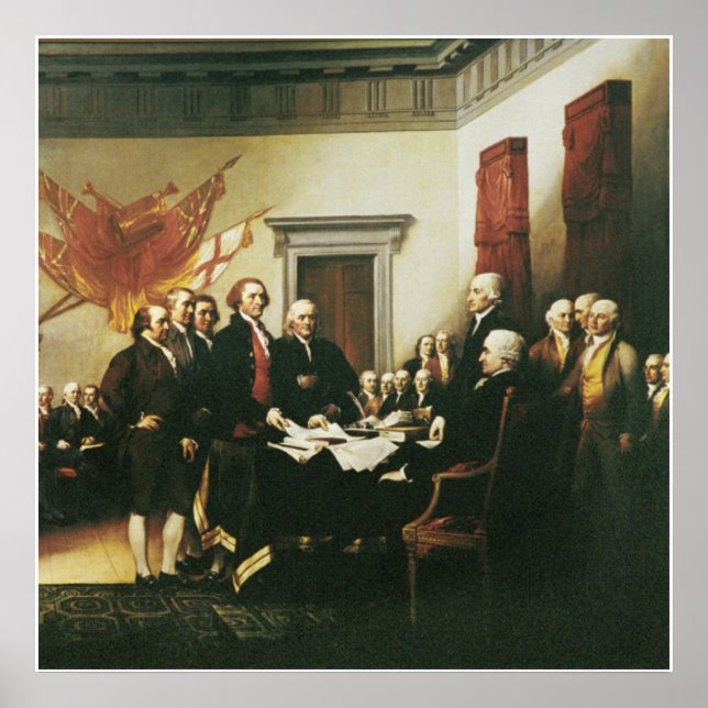 SIGNING OF THE DECLARATION OF INDEPENDENCE POSTER (Front)