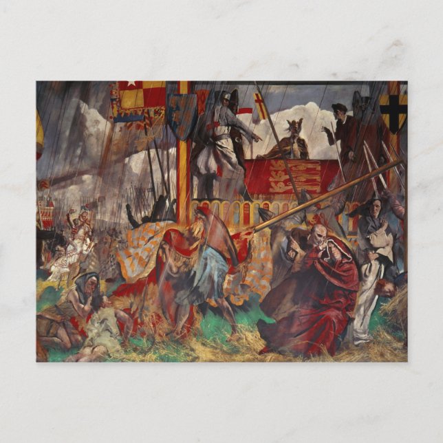 Signing of the Magna Carta, 1215 Postcard (Front)