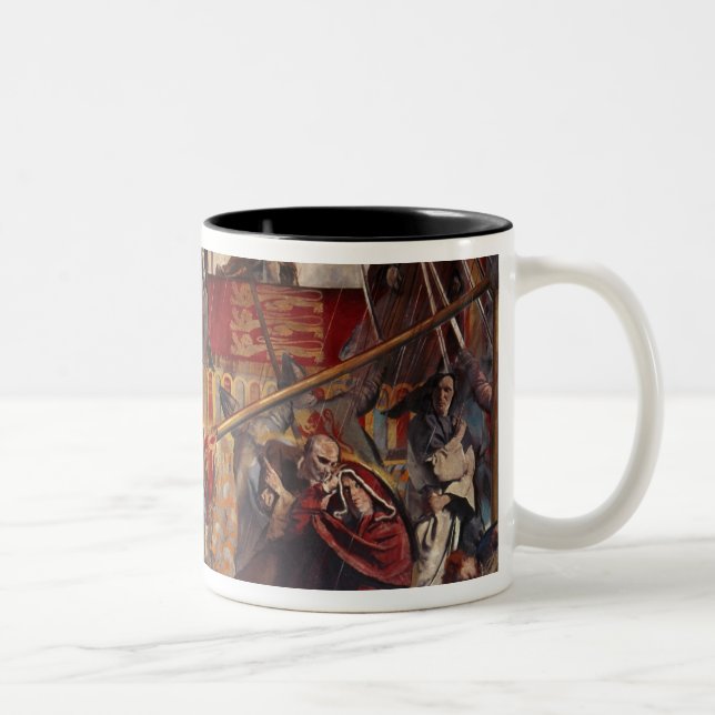 Signing of the Magna Carta, 1215 Two-Tone Coffee Mug (Right)