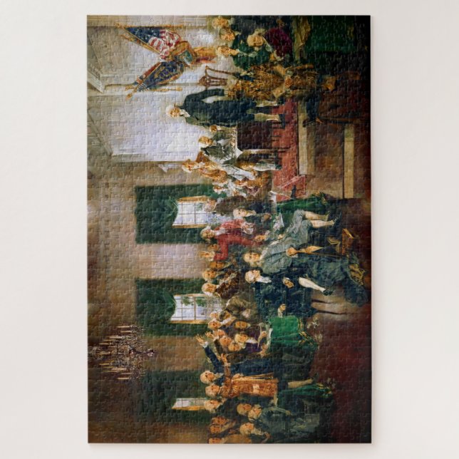 Signing of the United States Constitution 1787 Jigsaw Puzzle (Vertical)