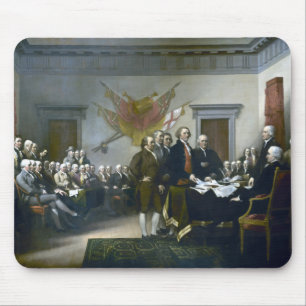 Signing The Declaration Of Independance Mouse Pad
