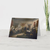 Signing the Declaration of Independence, July 4th