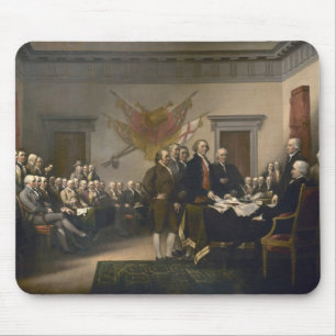 Signing the Declaration of Independence, July 4th Mouse Pad
