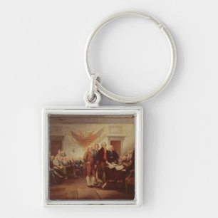 Signing the Declaration of Independence Key Ring