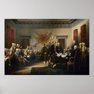 Signing The Declaration Of Independence Poster