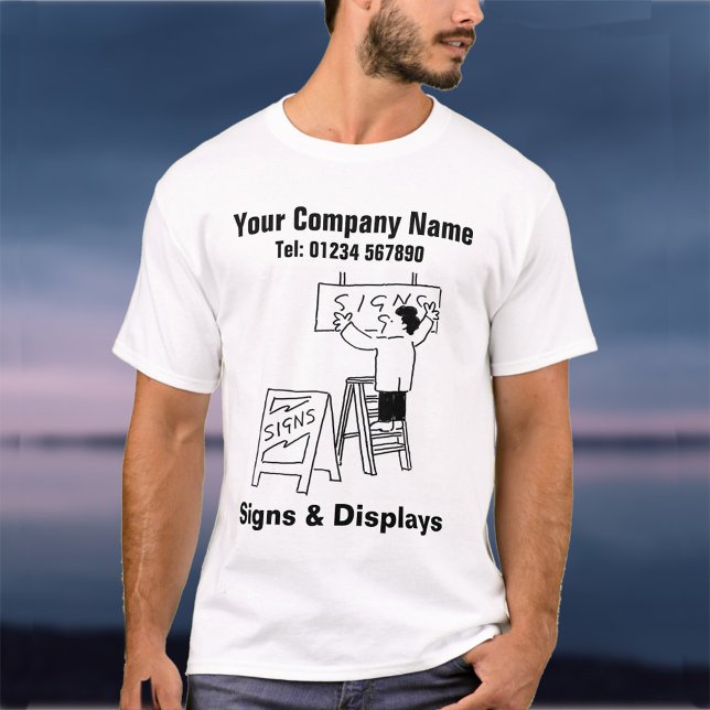 Signs & Displays Sign Maker or Sign Writer T-Shirt (Creator Uploaded)