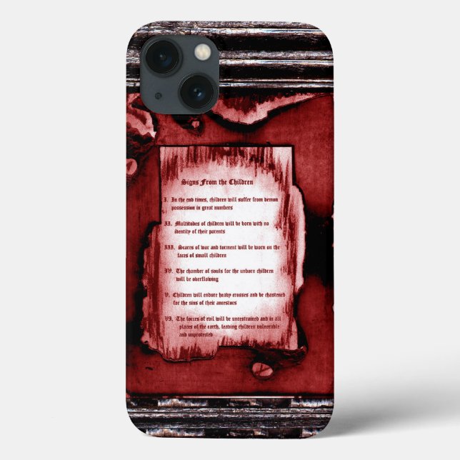 Signs From The Children Case-Mate iPhone Case (Back)