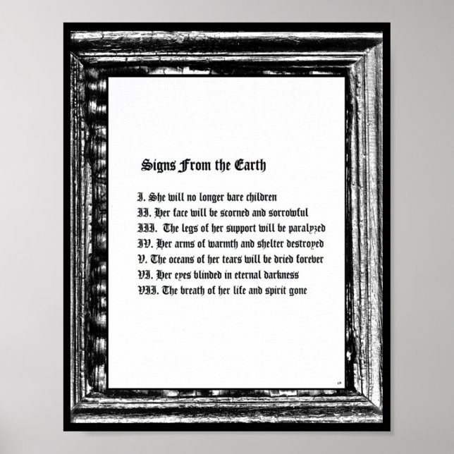 Signs From The Earth (Front)