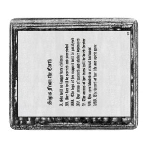 Signs From The Earth Cutting Board