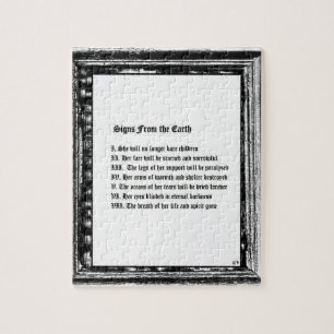 Signs From The Earth Jigsaw Puzzle