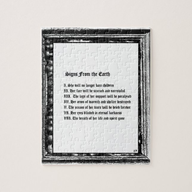 Signs From The Earth Jigsaw Puzzle (Vertical)