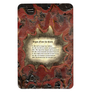 Signs From The Earth Magnet