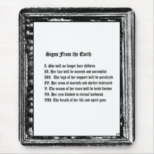 Signs From The Earth Mouse Pad