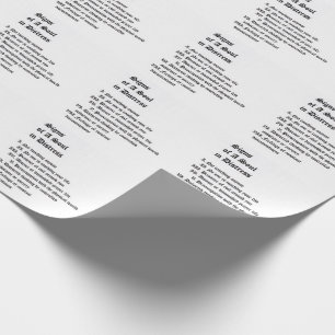 Signs of A Soul In Distress Wrapping Paper