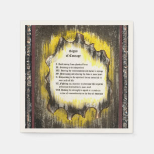 Signs of Courage Napkin