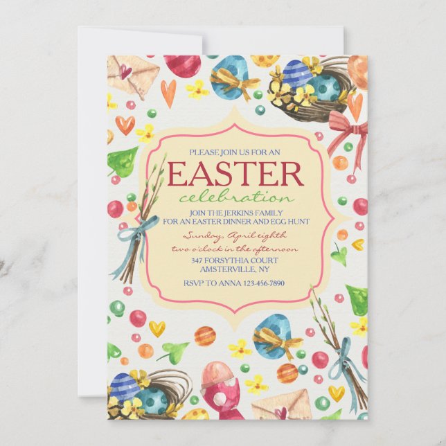 Signs of Easter Invitation (Front)