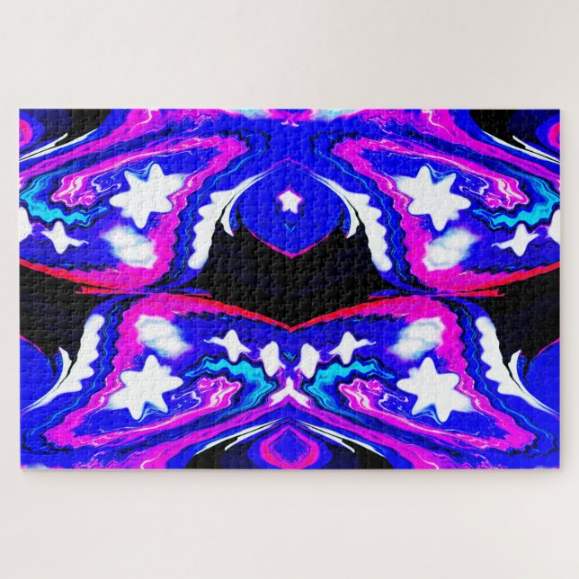 Signs of life in outer space art jigsaw puzzle (Horizontal)