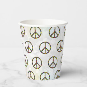 Signs of Peace Coffee Paper Cups