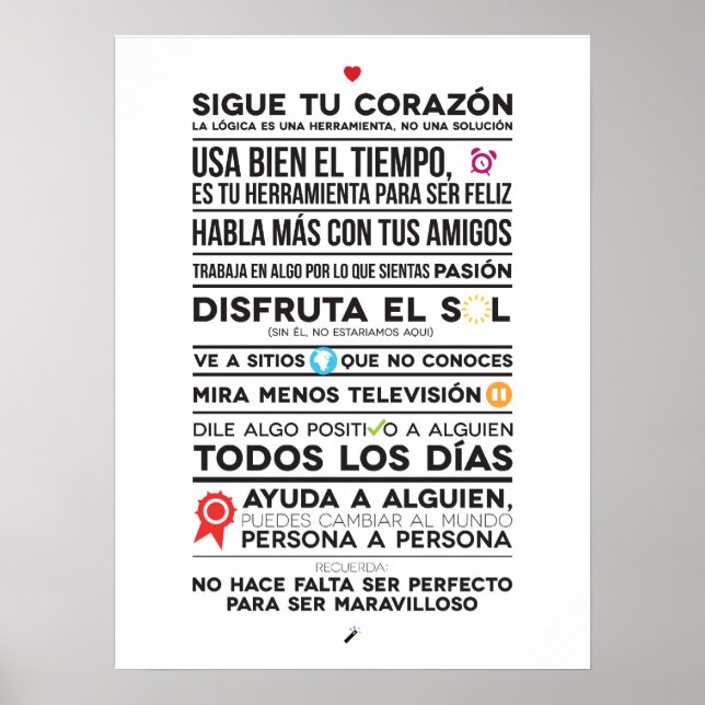 Sigue tu corazón poster (Front)