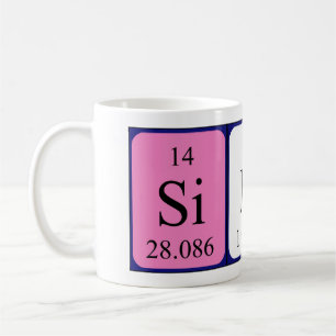 Siham periodic table name mug