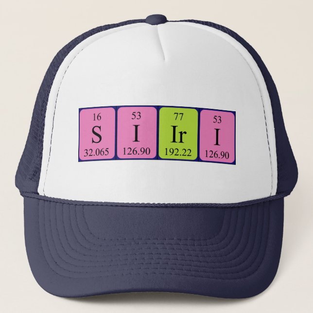 Siiri periodic table name hat (Front)